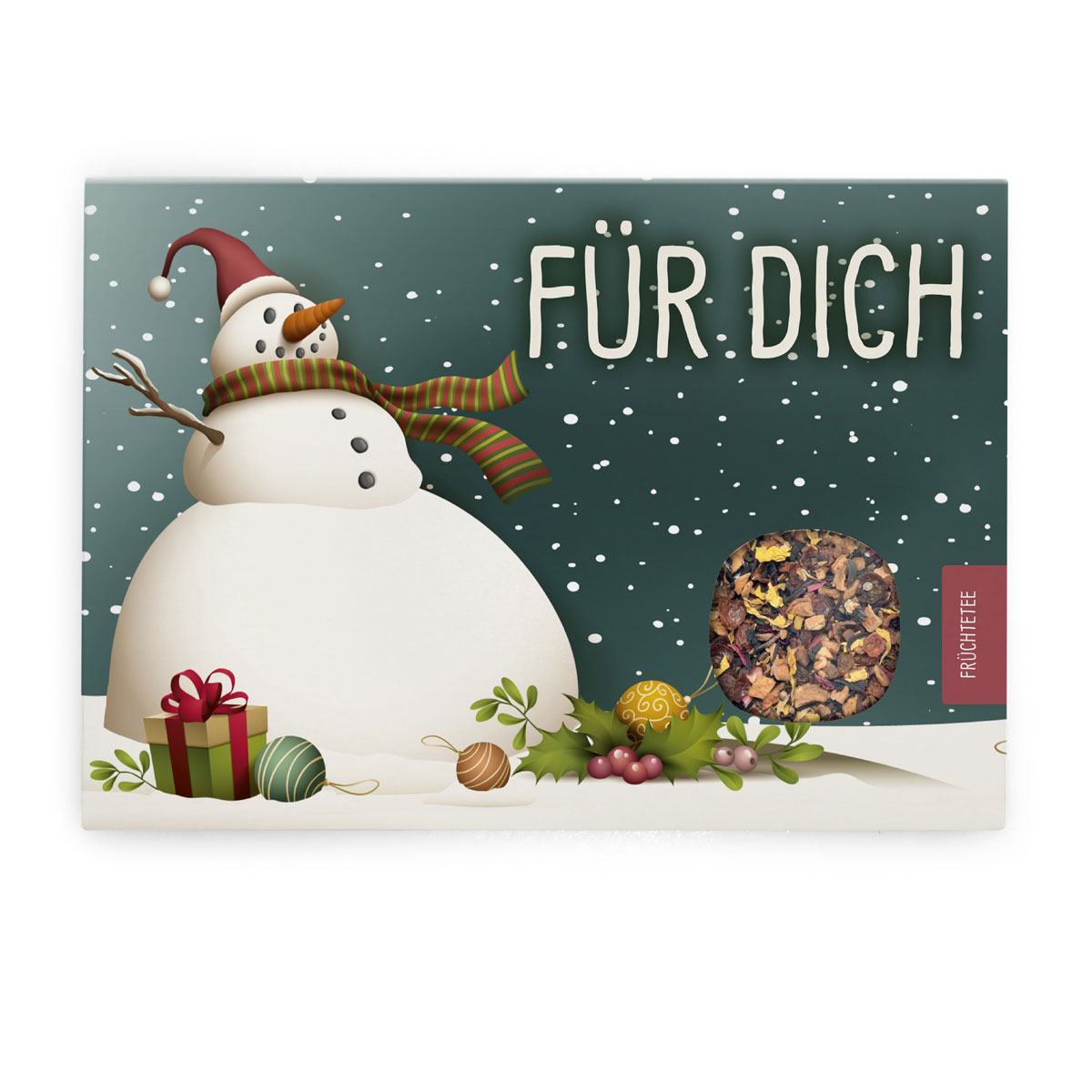 Für Dich Schneemann - Früchtetee